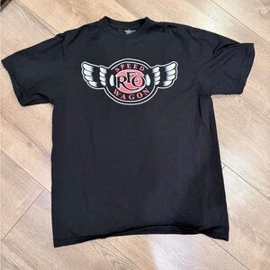 REO Speedwagon concert Black T-Shirt M